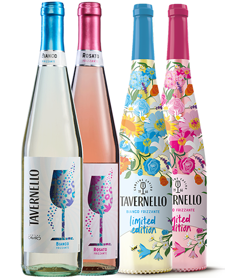 bottiglie di Tavernello Frizzante per partecipare al concorso Tavernello Frizza e Vinci